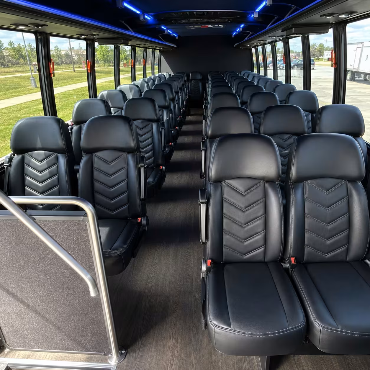 25 passenger minibus interior