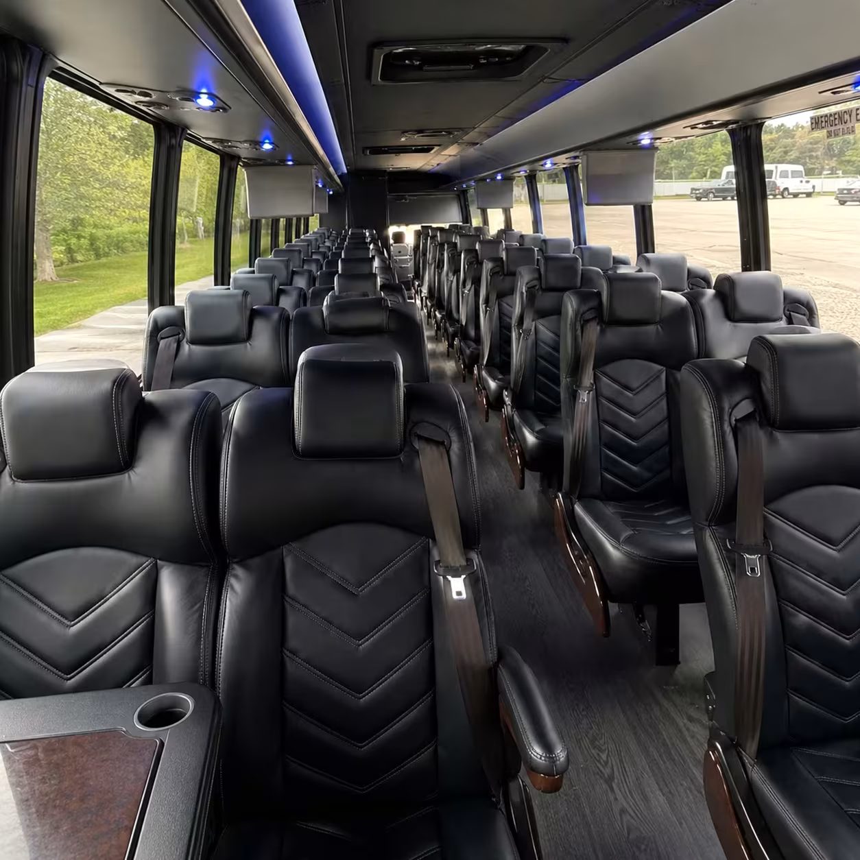 28 passenger minibus inside