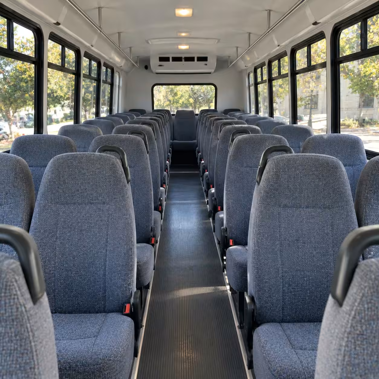 30 passenger minibus interior