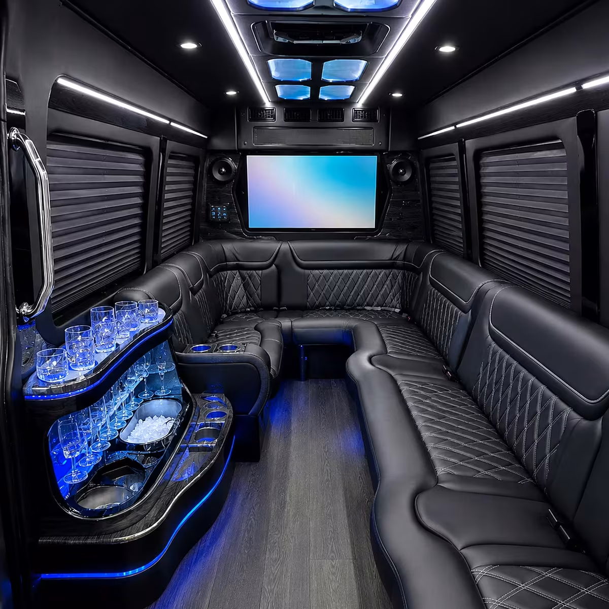 party bus interior