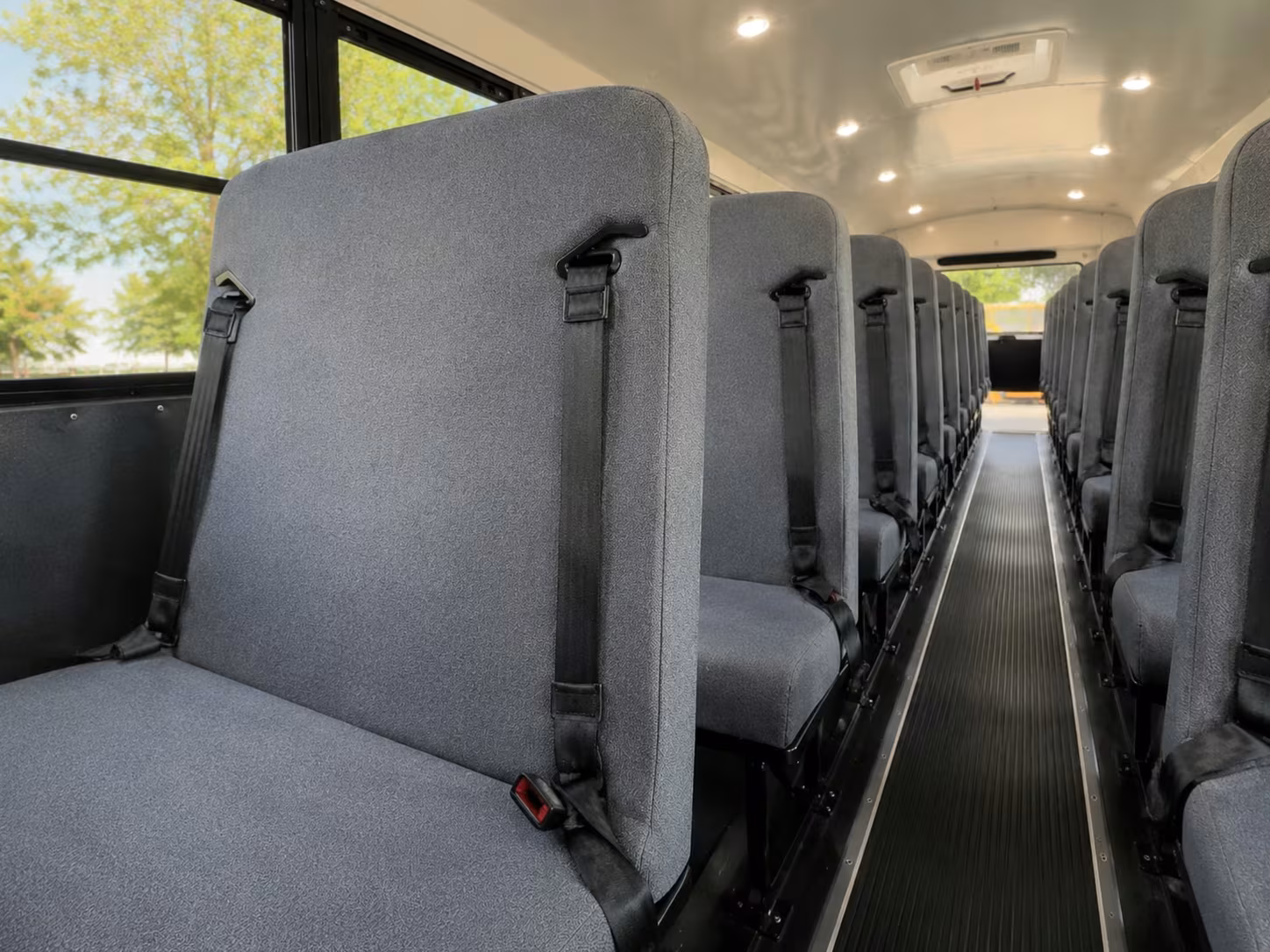 school bus interior